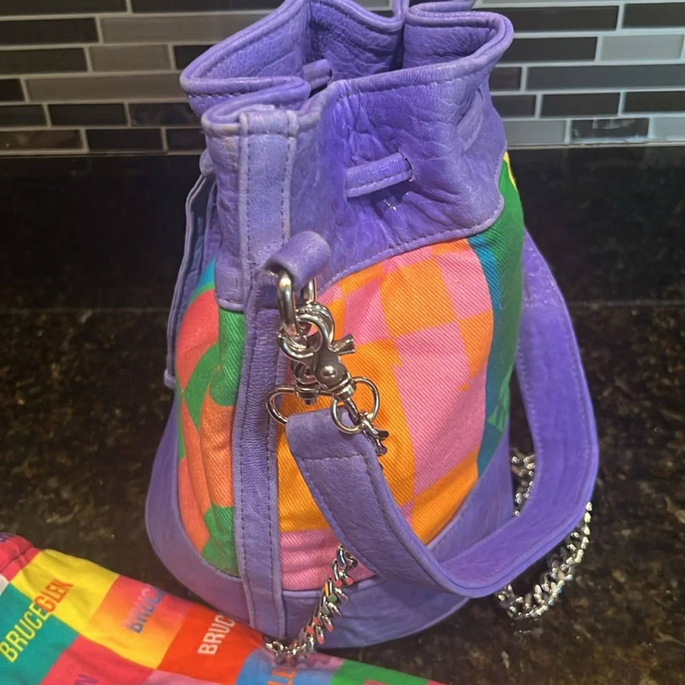 Bruce Glen Colorful Bucket Bag